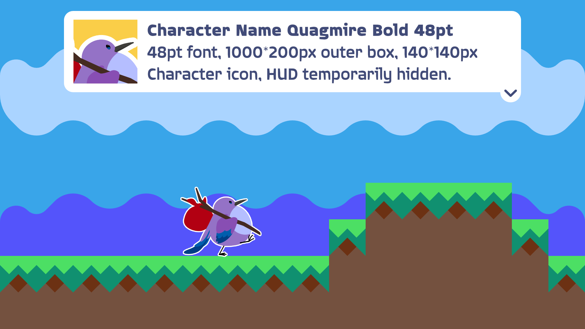 Dialogue box UI mockup